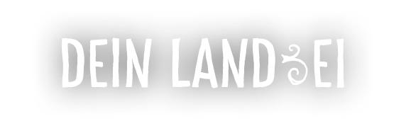 Schriftzug: DEIN LAND-EI